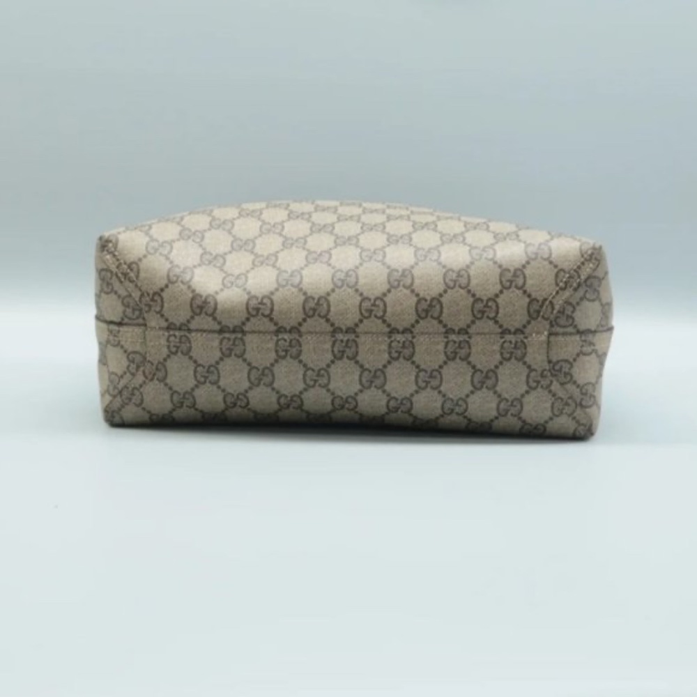 100% Authentic GUCCI Brown Canvas Tote Bag - Picture 5 of 12